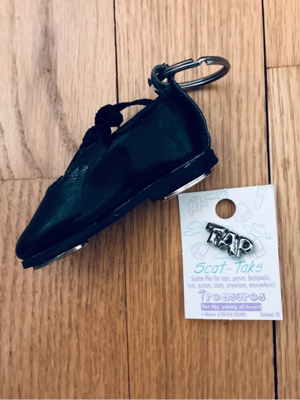 NIP/NWOT Tap Dancer Shoe Keychain and Tap Pin